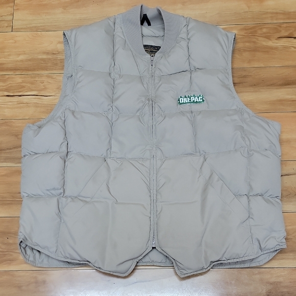 Eddie Bauer Other - Eddie Bauer Vintage (80's) Goosedown Size 46 Quilted Tan Puffer Vest.